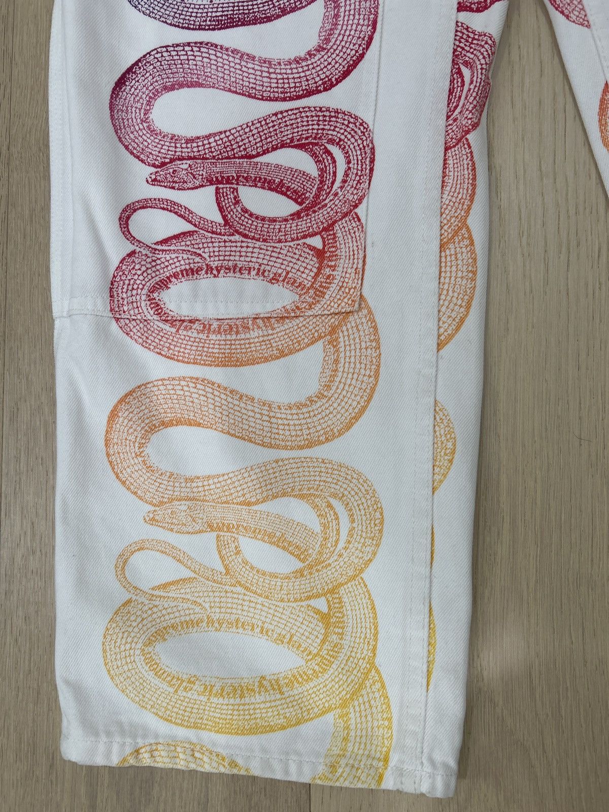 Hysteric Glamour × Supreme Supreme x Hysteric Glamour Snake Double Knee Painters SS21 Size US 34 / EU 50 - 8 Thumbnail