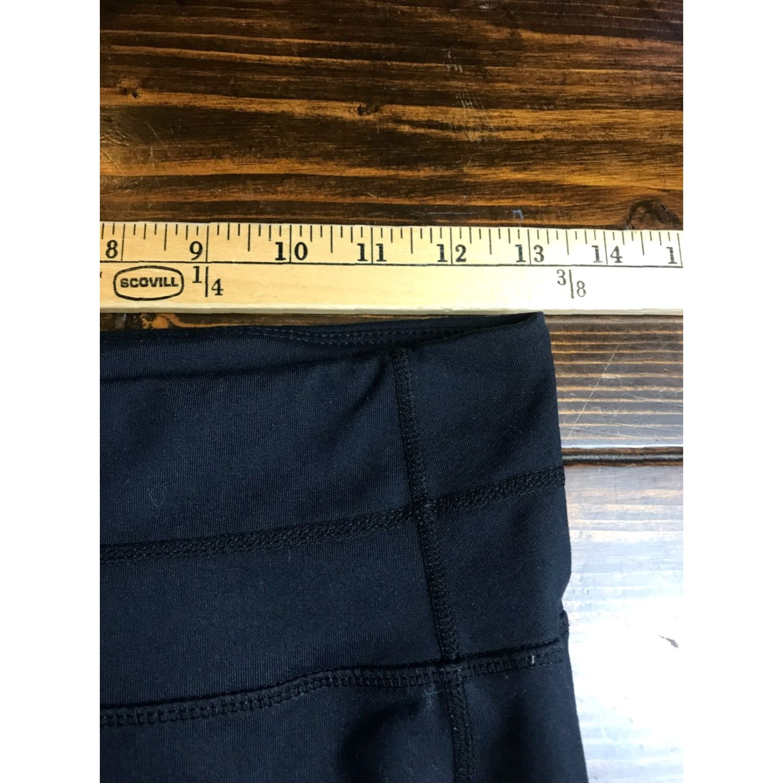 Vintage GSX Gander Mountain Pants Women's XS Black Activewear Leggings Pull On Jegging Inseam 22.5 in Wide Waist Band Modern Pattern Solid Vintage No Size 26" / US 2 / IT 38 - 4 Thumbnail
