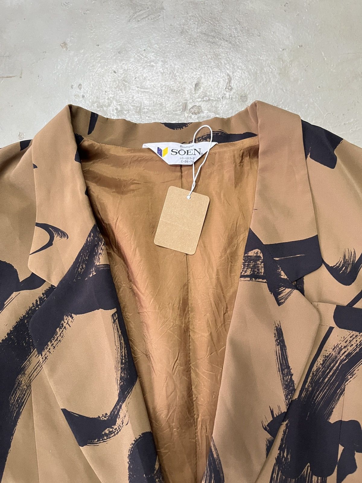 Japanese Brand Vintage Art Ink Stroke Blazer Yohji Yamamoto Style Size US M / EU 48-50 / 2 - 4 Thumbnail