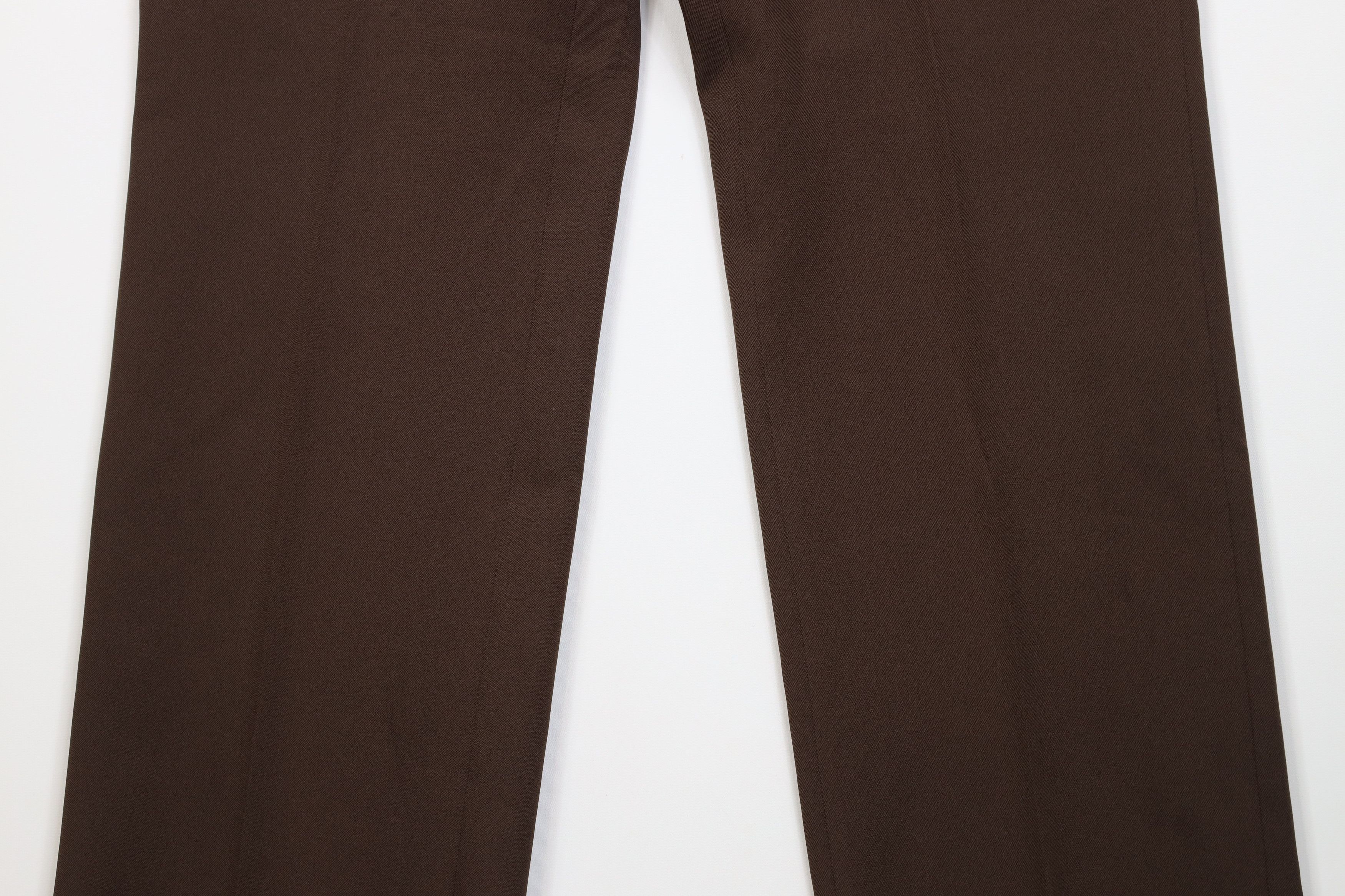 Vintage Vintage 70s Streetwear Flared Wide Leg Chino Pants Brown USA Size US 36 / EU 52 - 3 Thumbnail