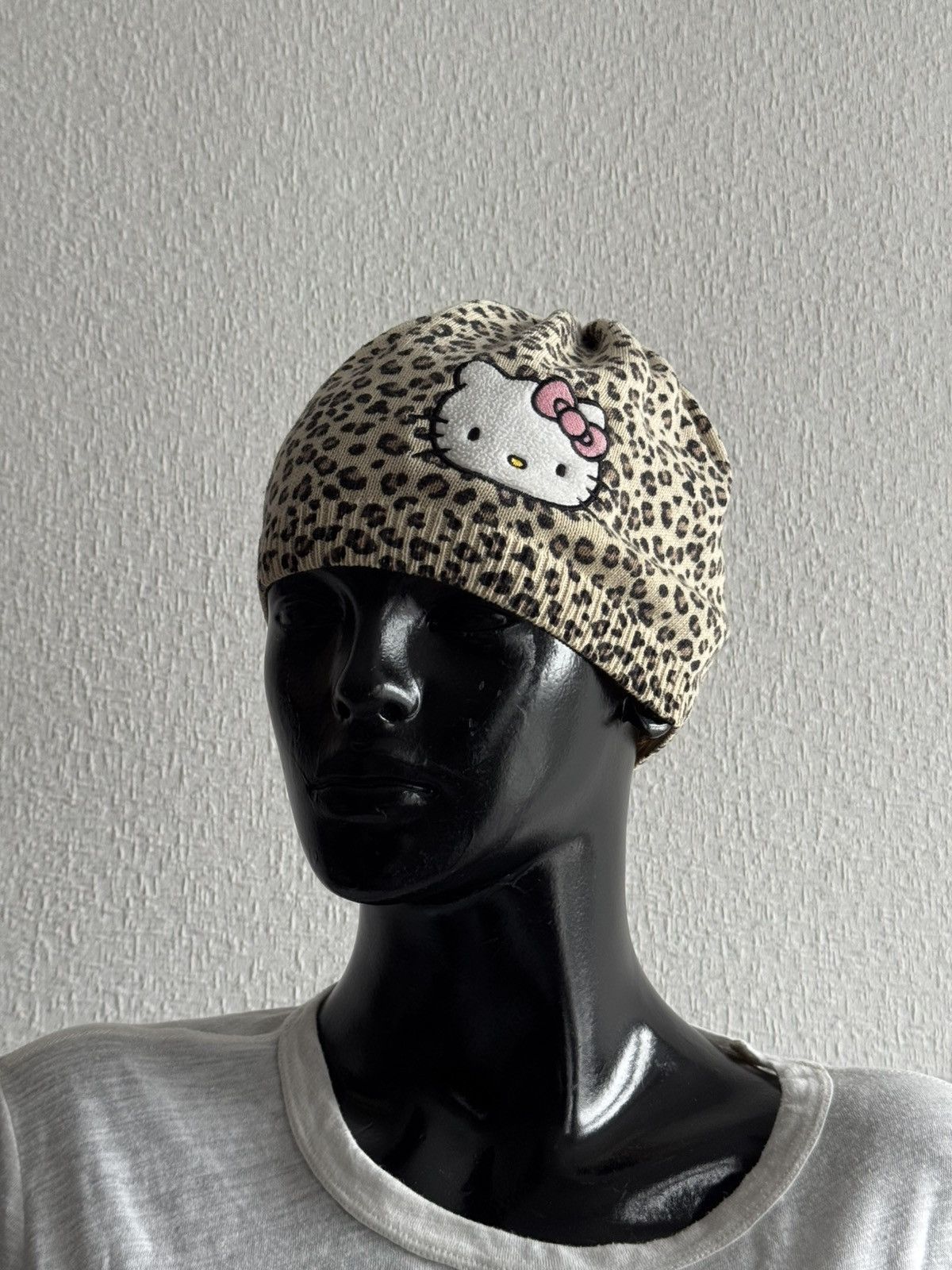 Vintage Leopard SWAG HELLO KITTY HAT Size ONE SIZE - 2 Thumbnail