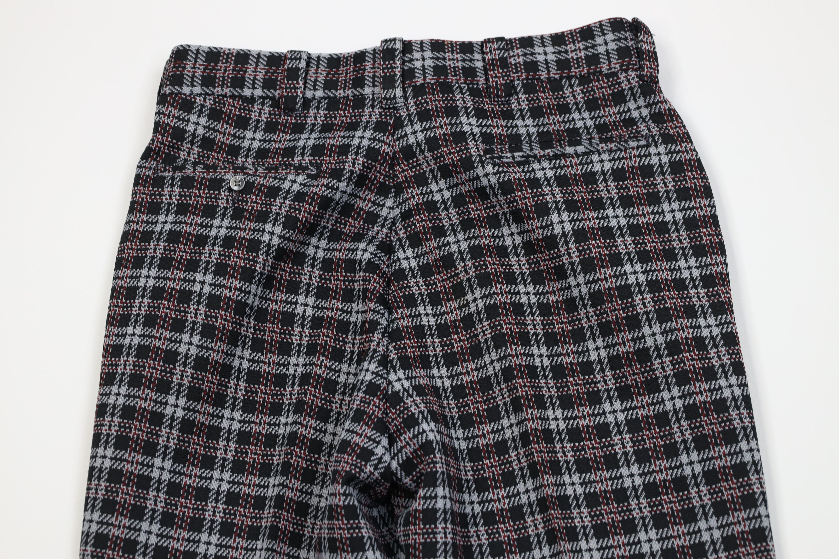 Vintage Vintage 70s Streetwear Flared Wide Leg Chino Pants Plaid USA Size US 32 / EU 48 - 10 Thumbnail