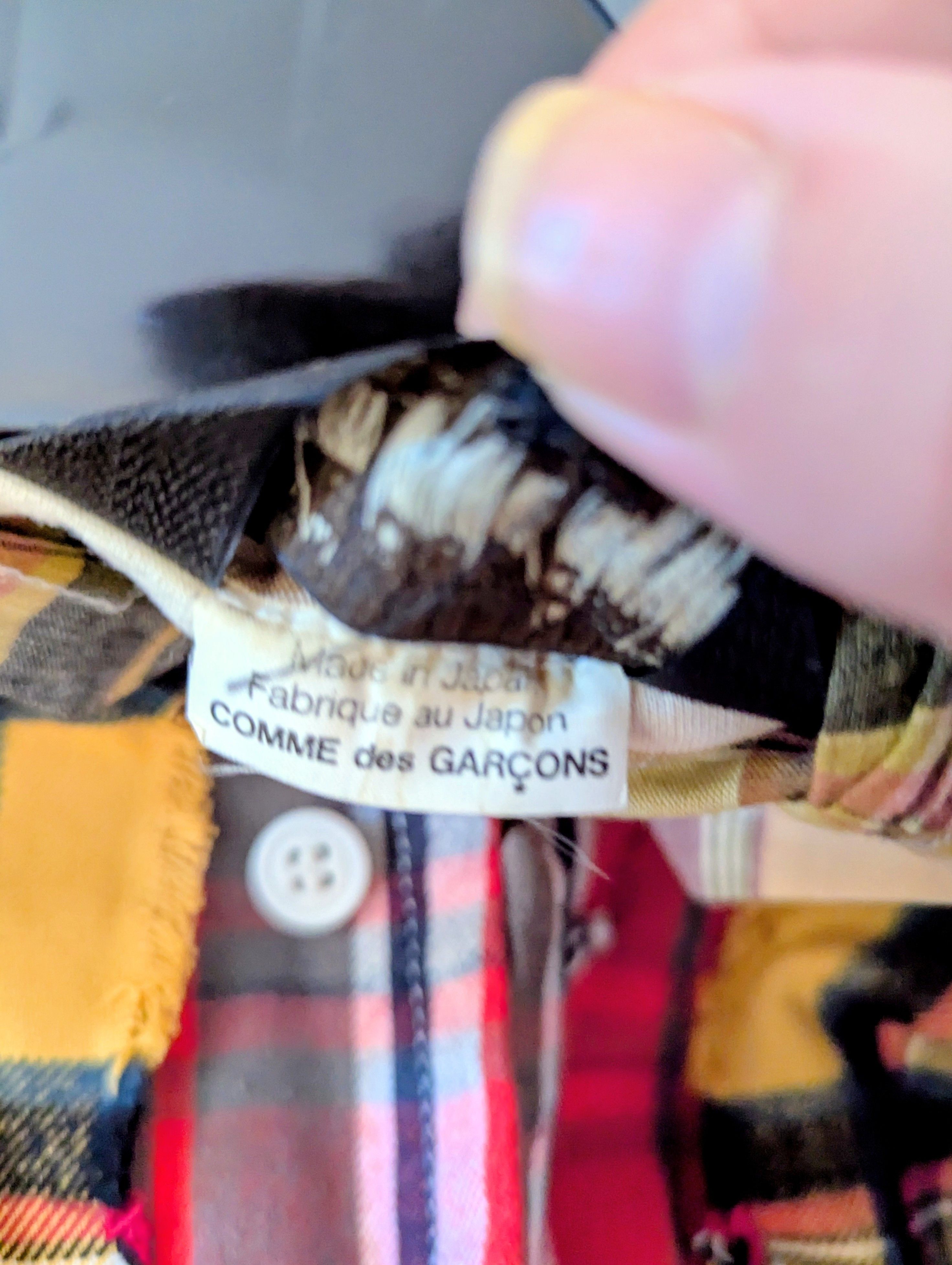 Comme des Garcons Comme Des Garcons Patchwork Shirt vintage Size UK12 Size M / US 6-8 / IT 42-44 - 4 Thumbnail