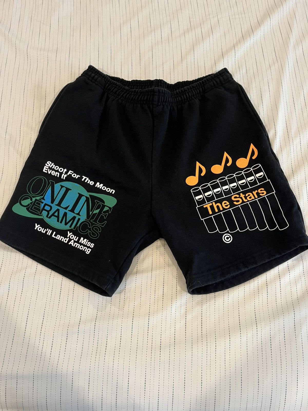 Online Ceramics “Shoot For The Moon” Heavy Fleece Shorts