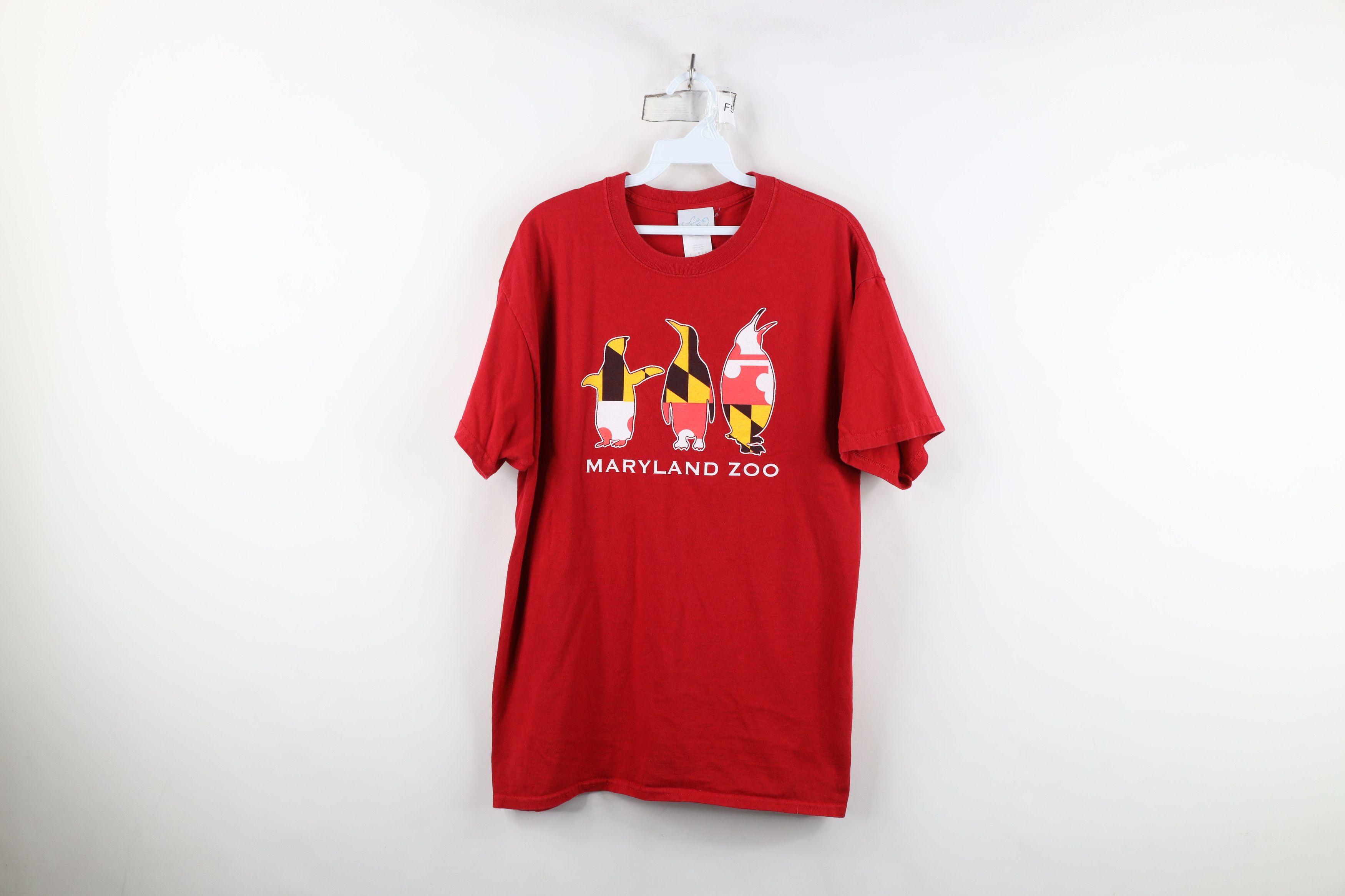 Vintage Vintage Spell Out Maryland Zoo Penguins Short Sleeve T-Shirt Size US L / EU 52-54 / 3 - 1 Thumbnail