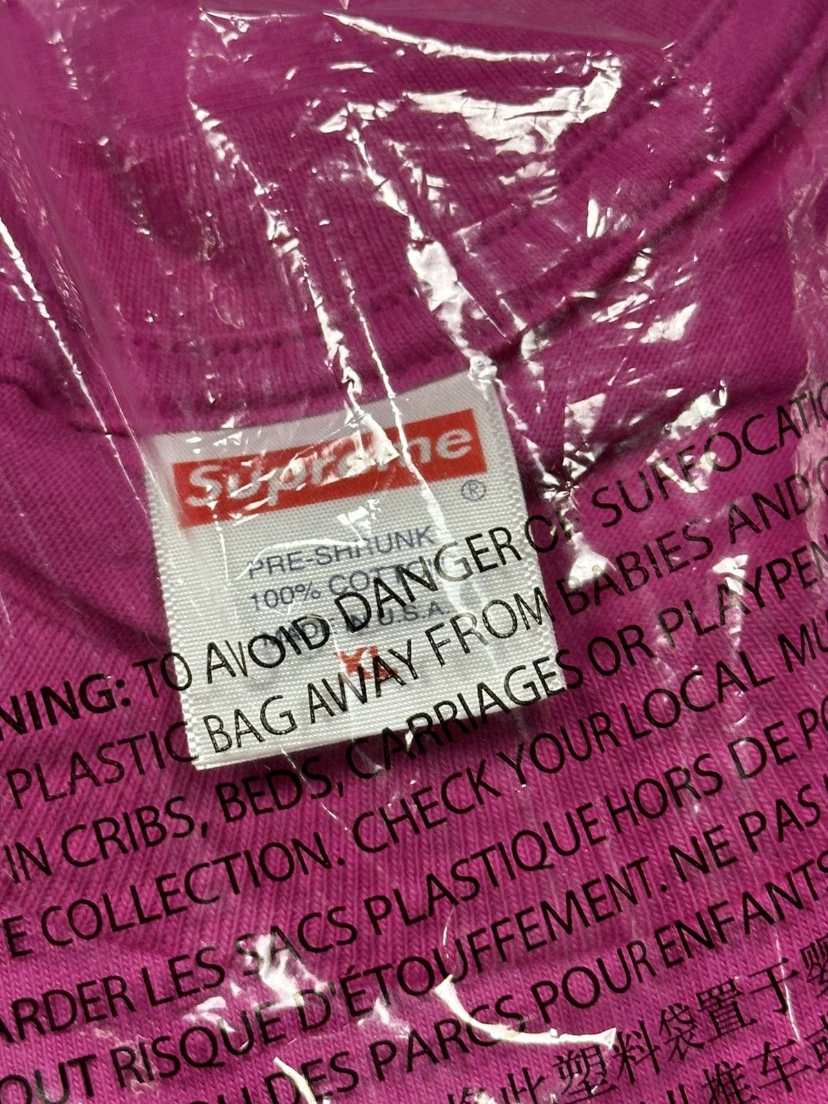 Supreme Supreme Gotham Tee - Magenta - XL - FW23 Size US XL / EU 56 / 4 - 5 Thumbnail