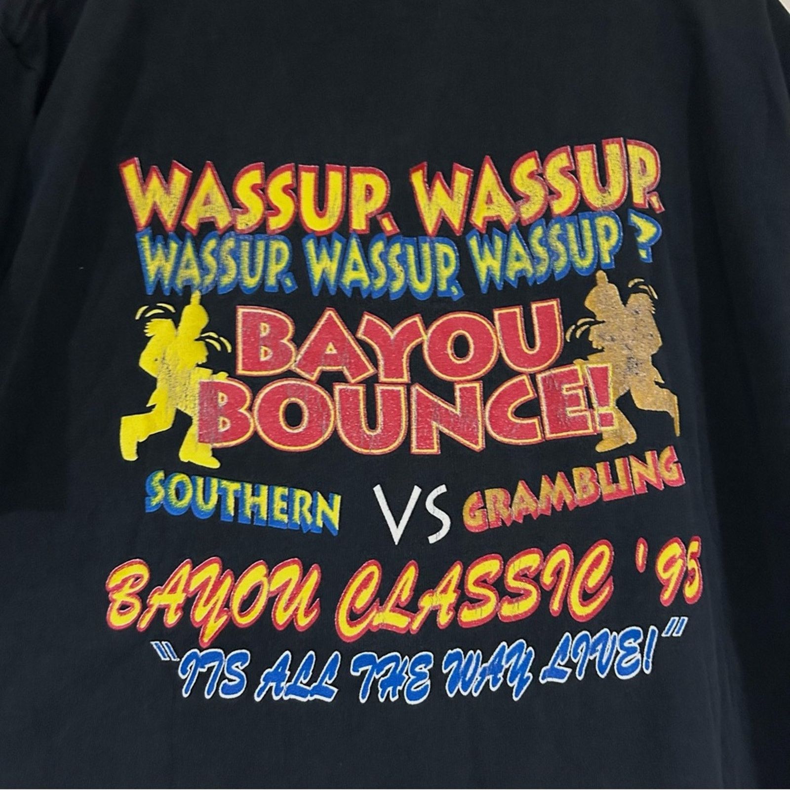 All Sport 1995 Bayou Classic Southern Vs Grambling Shirt Size US XL / EU 56 / 4 - 4 Thumbnail