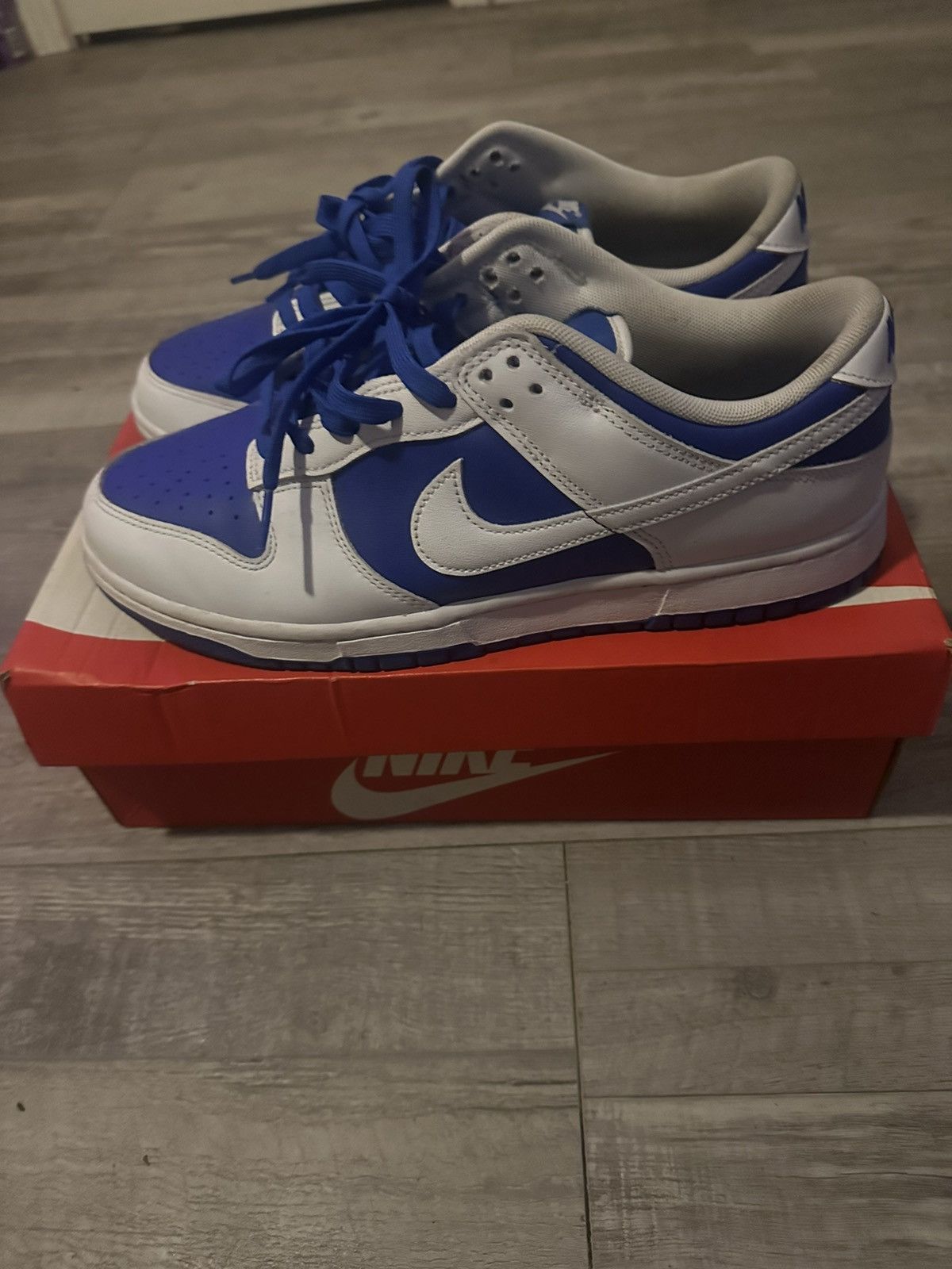 Nike Nike Dunk Low Retro “Racer Blue” Size US 11 / EU 44 - 7 Thumbnail