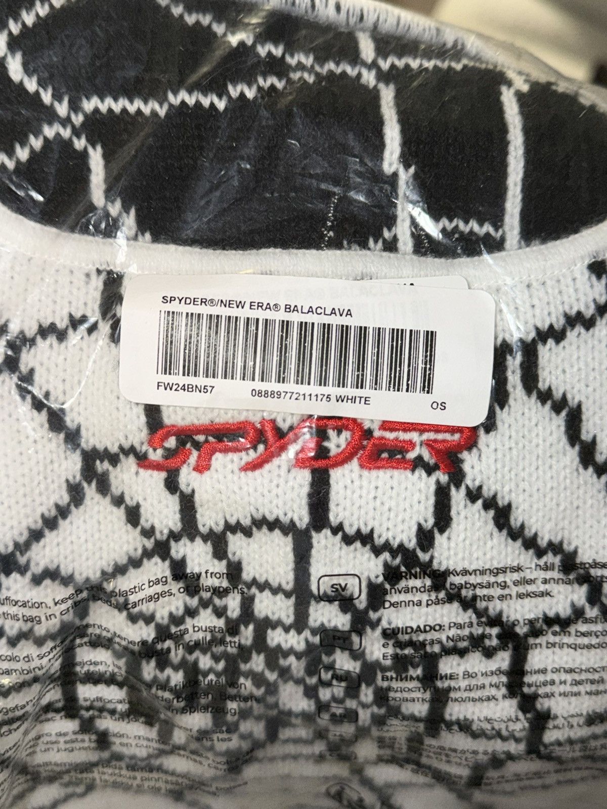 Spyder × Supreme Supreme x Spyder Balaclava in ‘White’ Size ONE SIZE - 6 Thumbnail