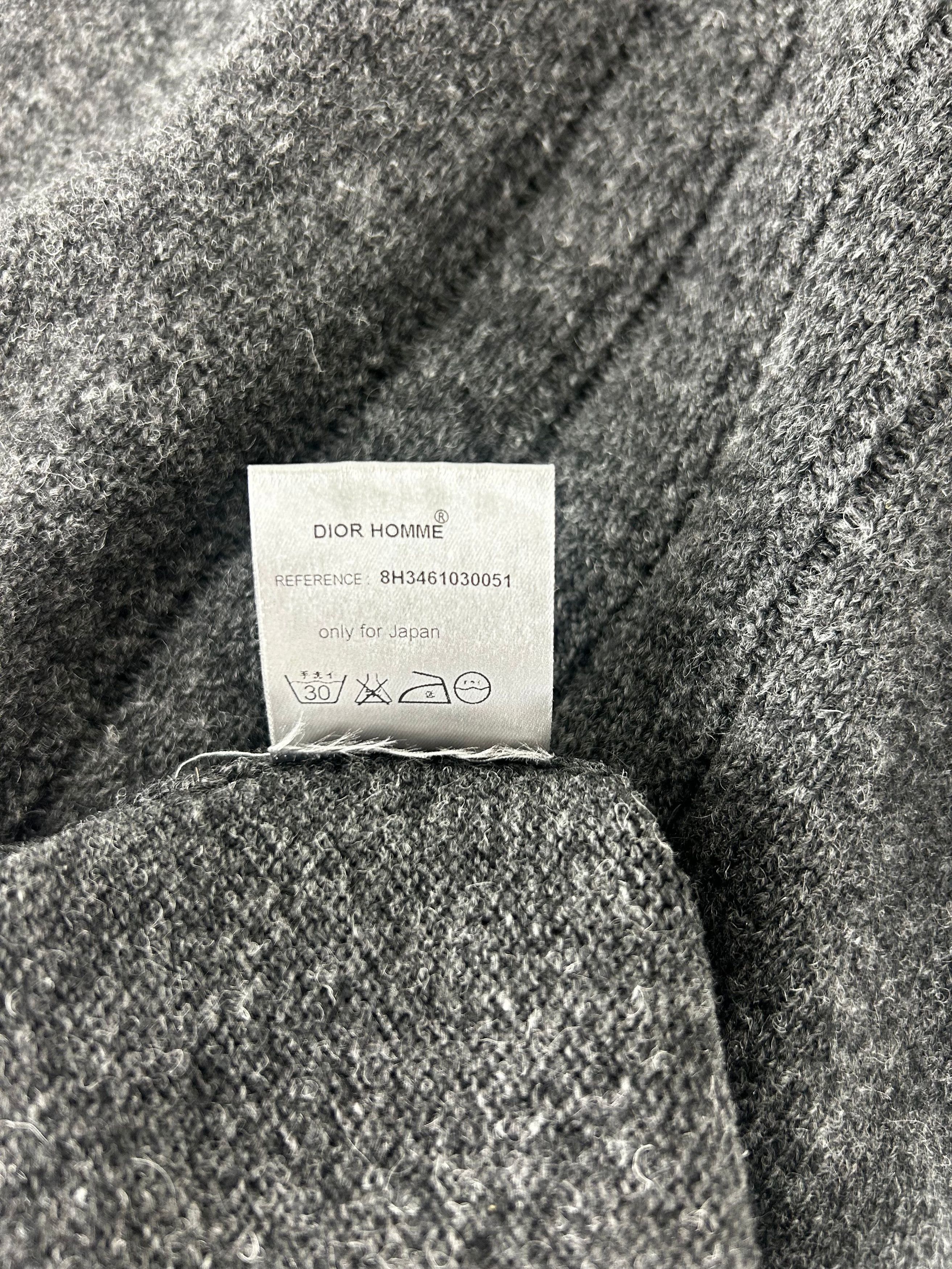Dior DIOR HOMME MESH DETAIL CREW NECK KNIT Size US XXL / EU 58 / 5 - 5 Thumbnail