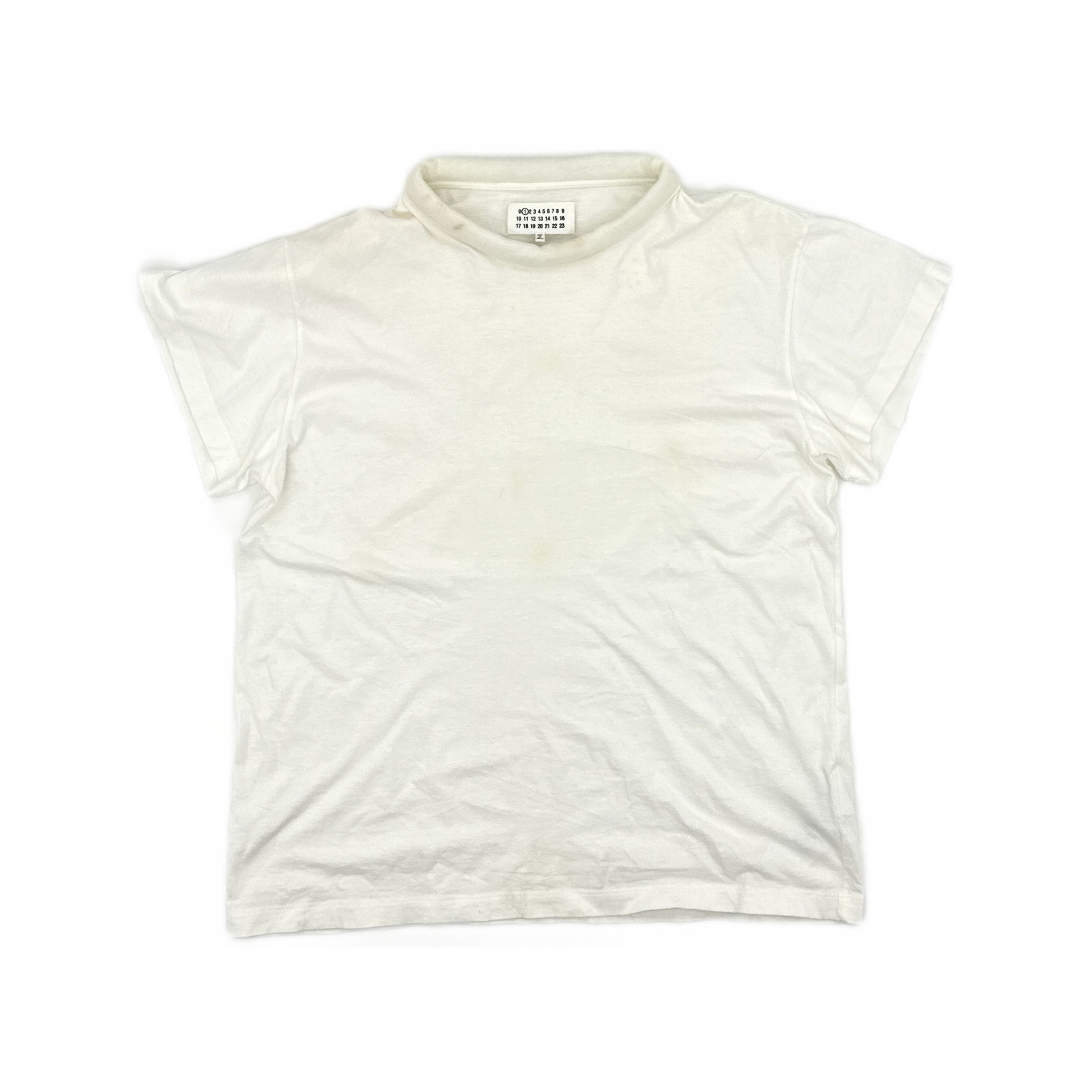 Maison Margiela Maison Margiela Logo White T-Shirt Size M Size M / US 6-8 / IT 42-44 - 1 Thumbnail