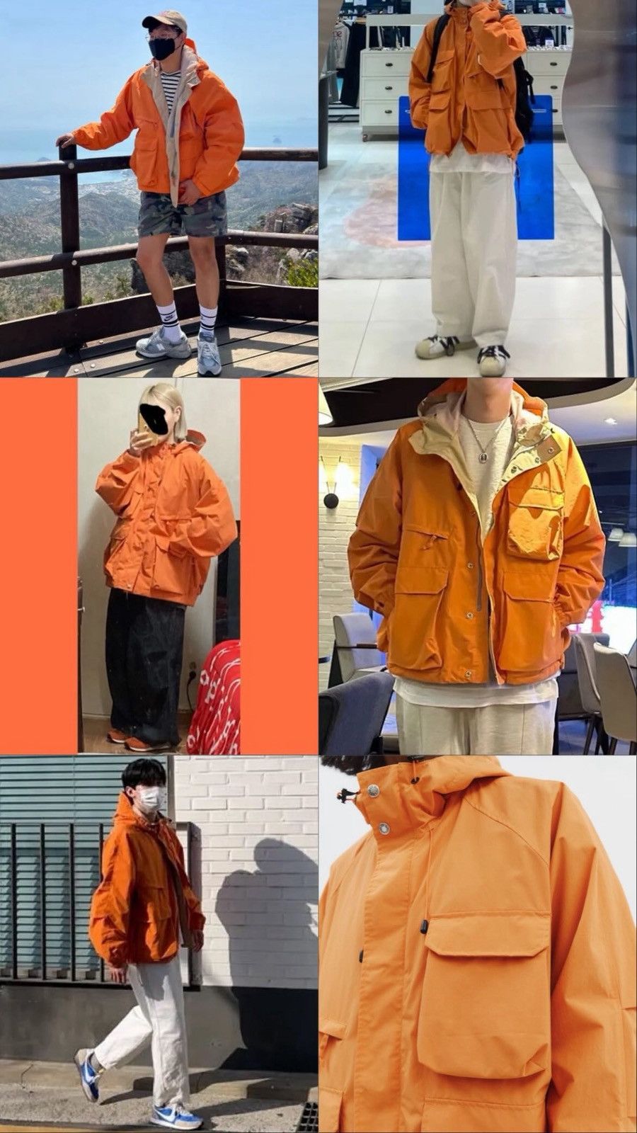 DAIWA PIER39 Outstanding & Co Hunting Hood Jacket Orange Size US XL / EU 56 / 4 - 25 Thumbnail