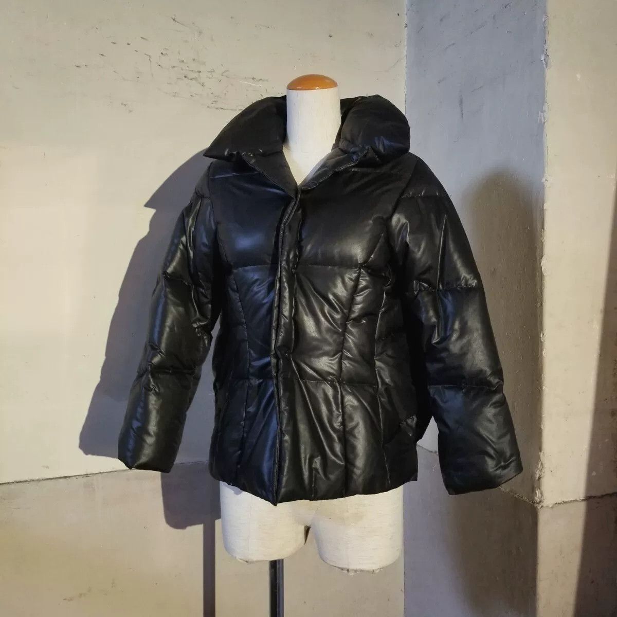 black cropped down jacket by Junya Watanabe