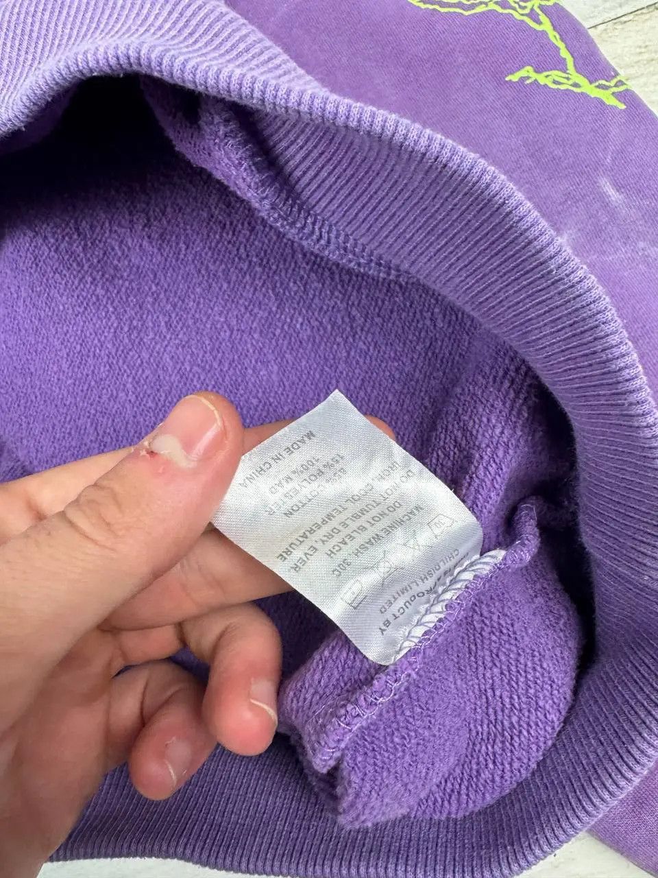 Vintage Childish Hoodie TGF Purple Lightning Racing Motors VIntage Size US M / EU 48-50 / 2 - 9 Thumbnail