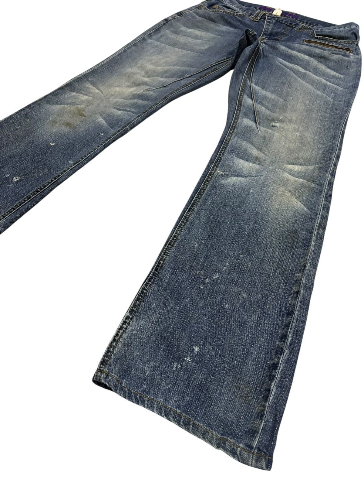 Japanese Brand Vtg Deuse Japan Concept Labo Bootcut Distressed Jeans Size US 30 / EU 46 - 3 Thumbnail