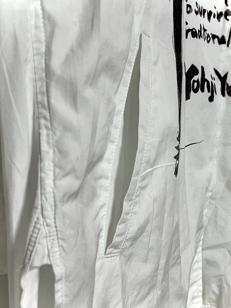 Yohji Yamamoto Yohji Yamamoto show white shirt trench coat double head-250 Size US M / EU 48-50 / 2 - 8 Thumbnail