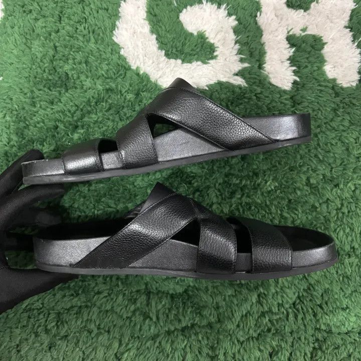 Louis Vuitton Louis Vuitton Men's Comfortable Black Slide Sandals -2508 Size US 7.5 / EU 40-41 - 7 Thumbnail