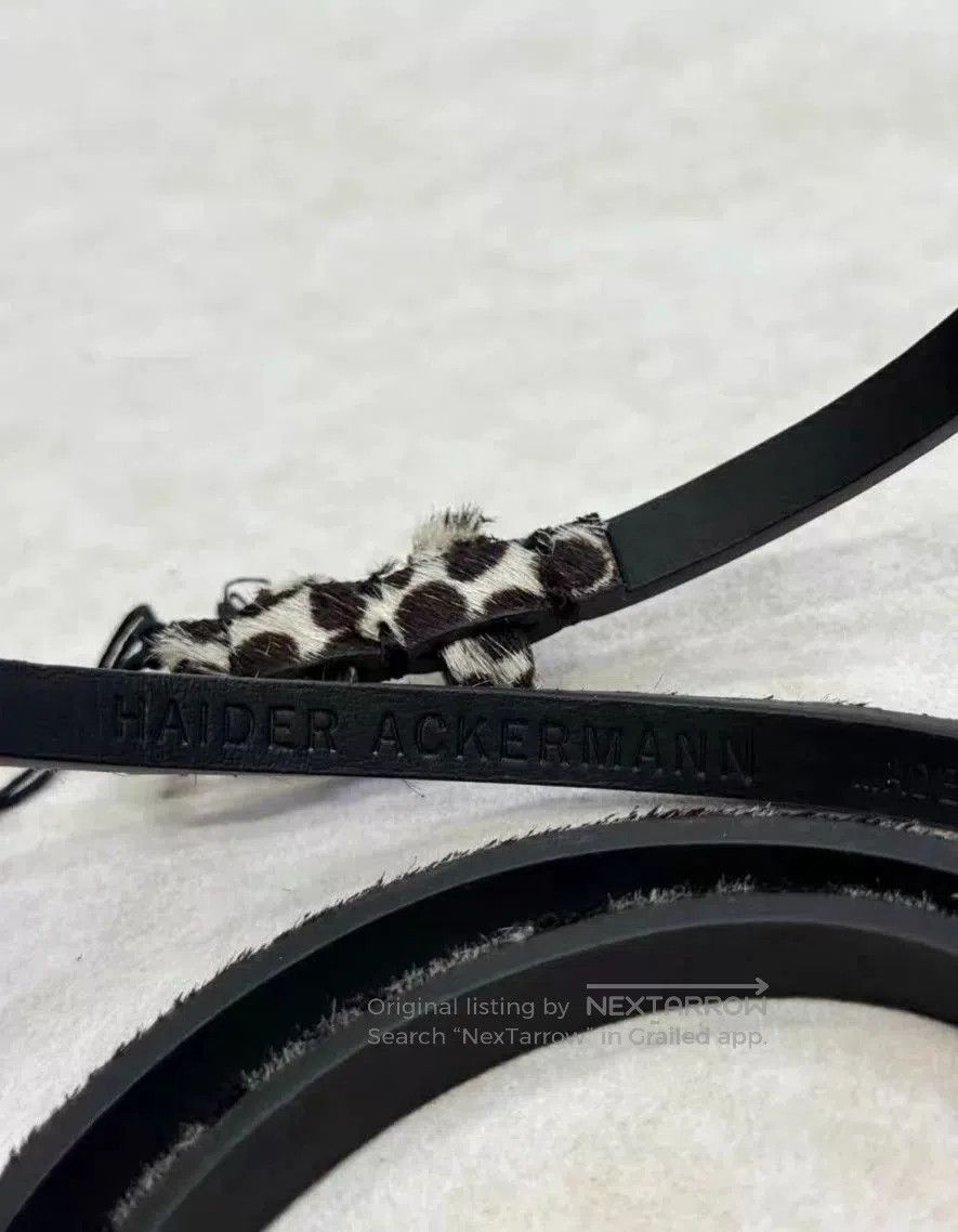 Haider Ackermann Haider Ackermann Leopard Print Belt. Size ONE SIZE - 7 Thumbnail