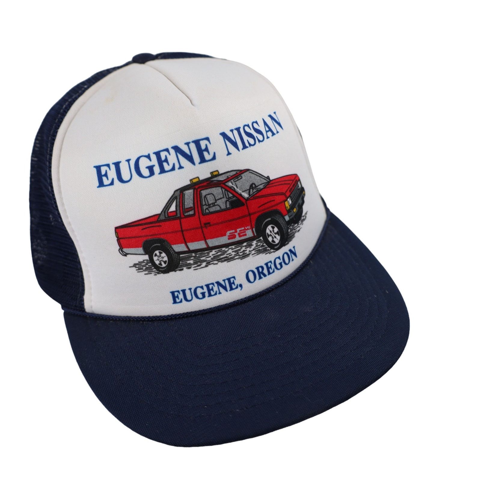 Vintage VTG Nissan D21 Hardbody Extended Cap Mini Truck Graphic Hat Size ONE SIZE - 2 Thumbnail