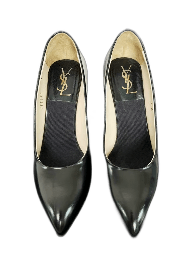 Yves Saint Laurent YSL High Heels 37.5 Size Secondhand-2506 Size US 8 / IT 38 - 1 Thumbnail