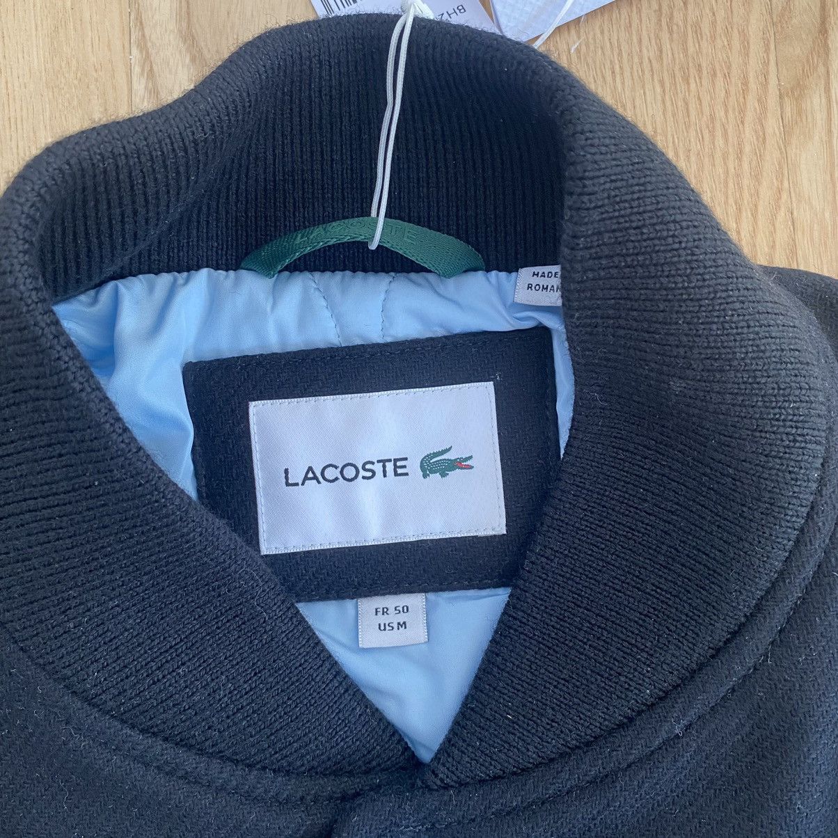 Lacoste Lacoste Varsity Letterman Wool Bomber Jacket Patch Vintage Size US M / EU 48-50 / 2 - 6 Thumbnail