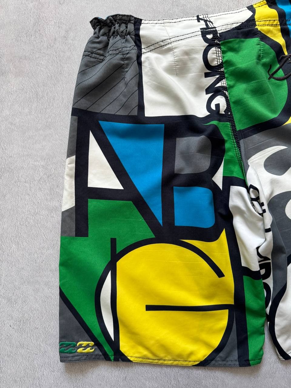 Billabong vintage y2k billabong swim shorts bath suit trunks graffiti Size US 32 / EU 48 - 5 Thumbnail