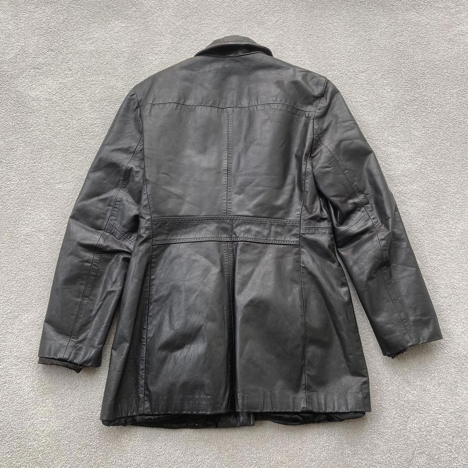 Emporio Armani Emporio Armani Calf Leather Trench Coat Overcoat Jacket Size M / US 6-8 / IT 42-44 - 3 Thumbnail
