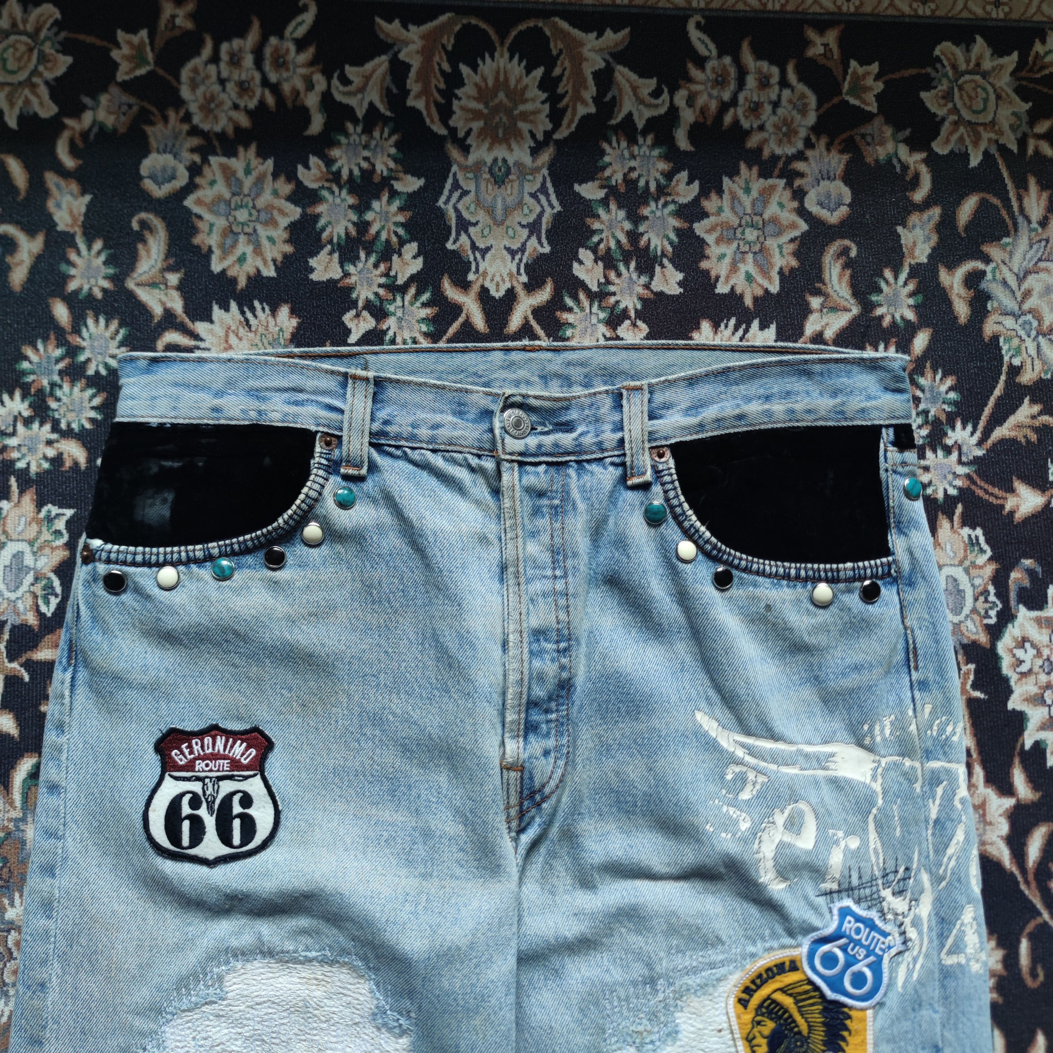 Levi's × Vintage VINTAGE LEVI'S STRAUSS GERONIMO ROUTE 66 MADE IN USA Size US 33 - 6 Thumbnail