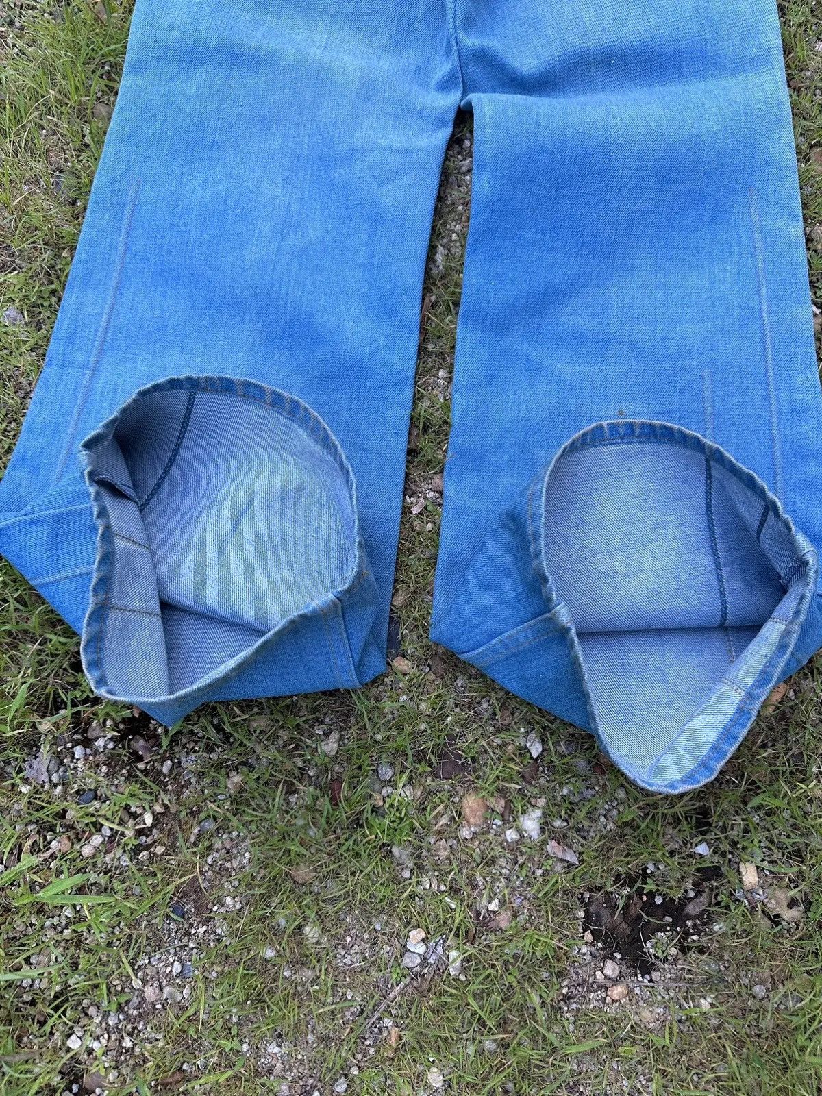 80’s VINTAGE LEVI’S JEANS WIDE LEGS ORANGE TAB DENIM TALON42
