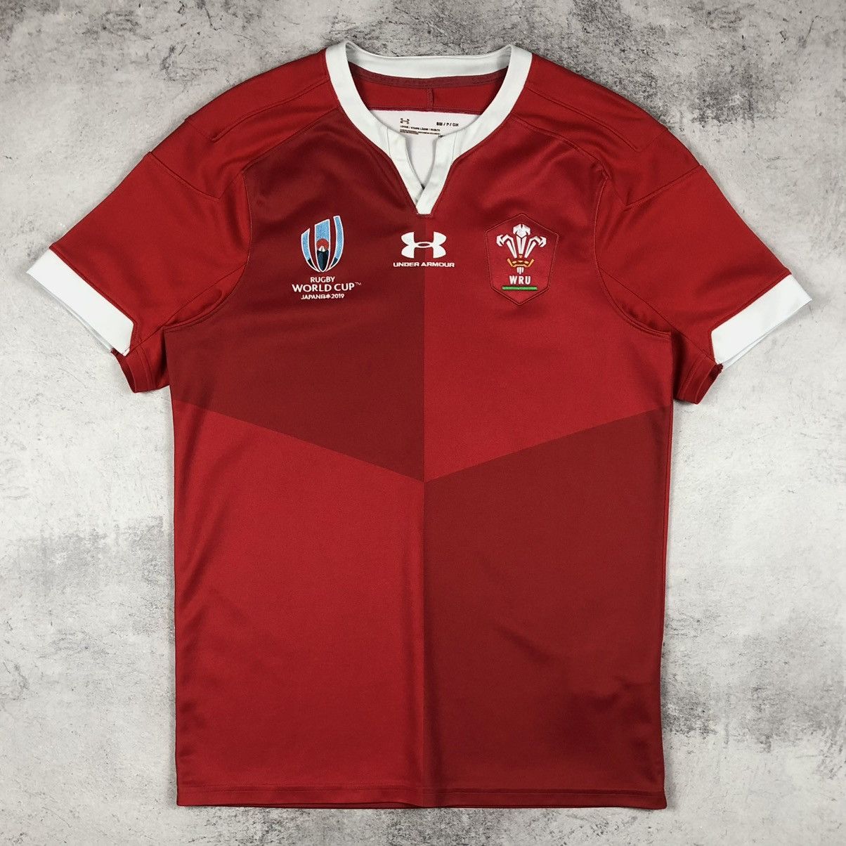 Under Armour Japan Wales WRU Rugby World Cup 2019 Home Jersey Size US S / EU 44-46 / 1 - 1 Thumbnail