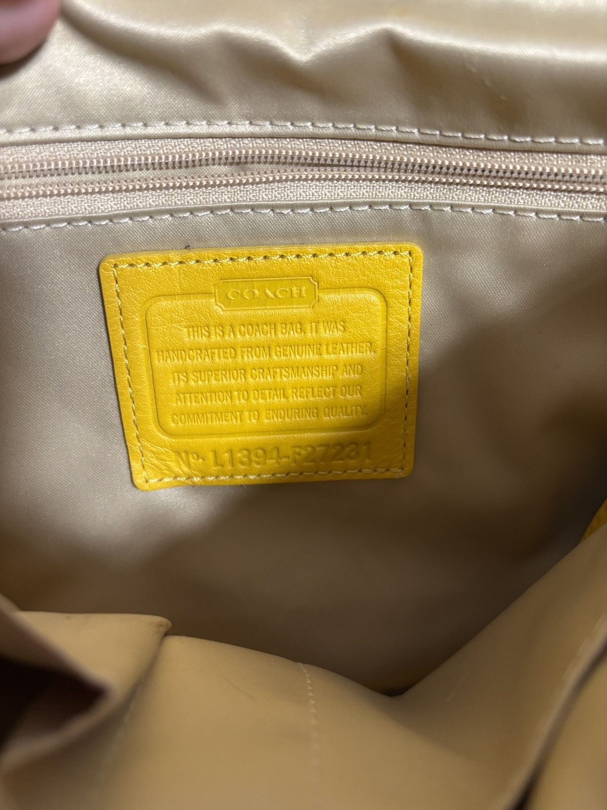 Coach Coach Campbell Crossbody Bag Yellow Rare Size ONE SIZE - 6 Thumbnail