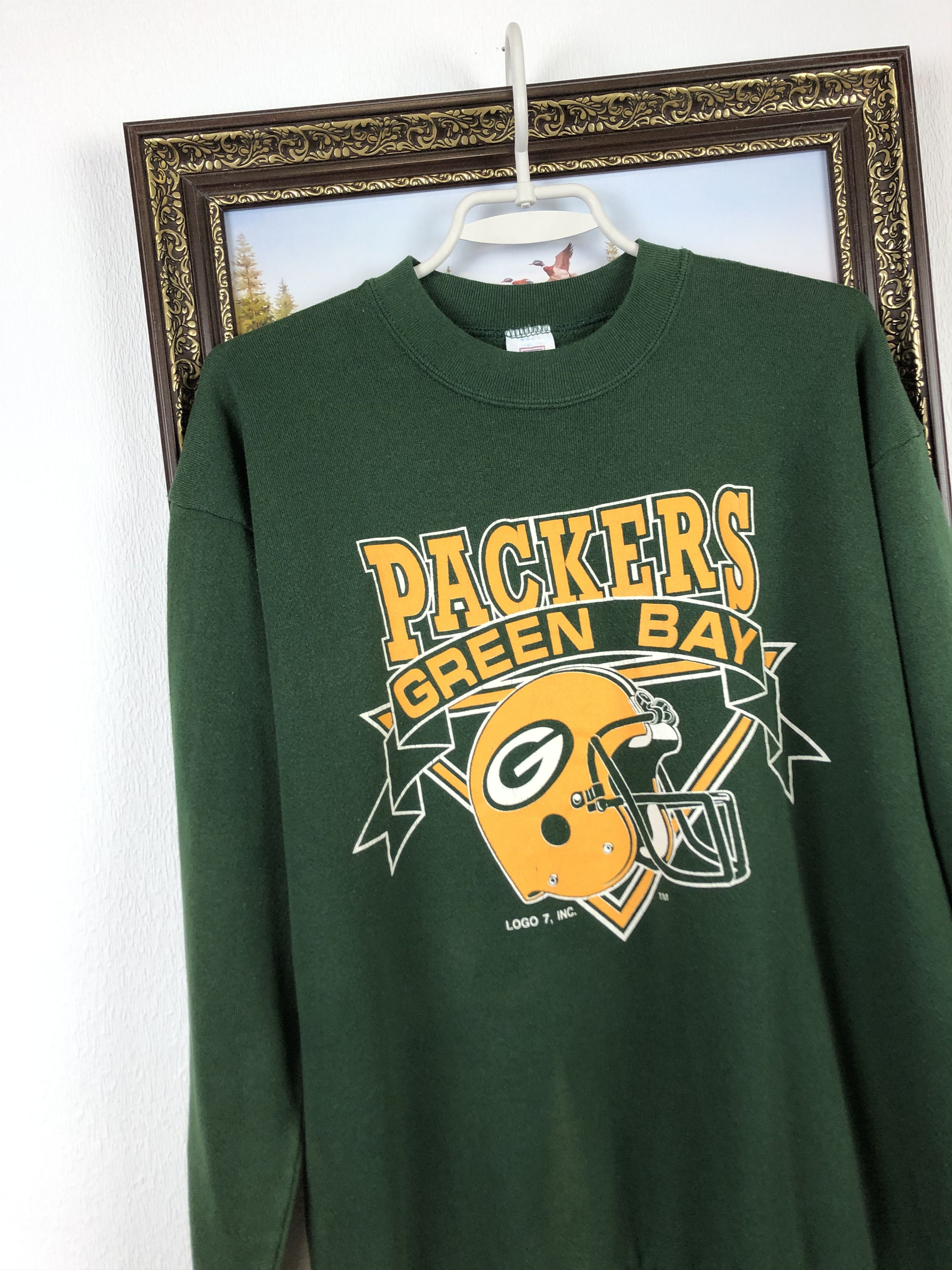 NFL Vintage 90's Green Bay Packers Sweatshirt Crewneck NFL Rare Size US L / EU 52-54 / 3 - 3 Thumbnail