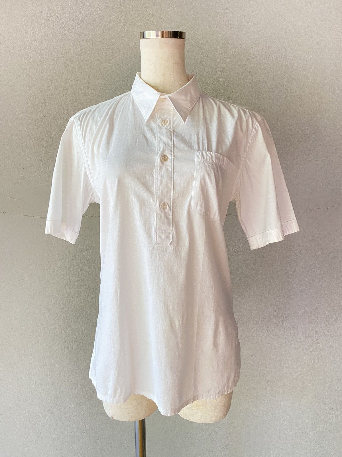Zucca ZUCCA White Short-Sleeve Shirt Size US M / EU 48-50 / 2 - 3 Thumbnail