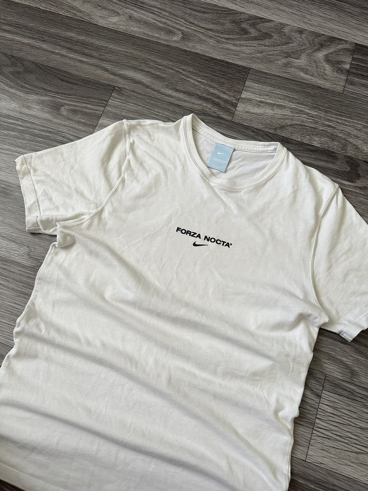 Nike Nike Forza Nocta White T shirt Big logo hype drake size M Size US M / EU 48-50 / 2 - 3 Thumbnail