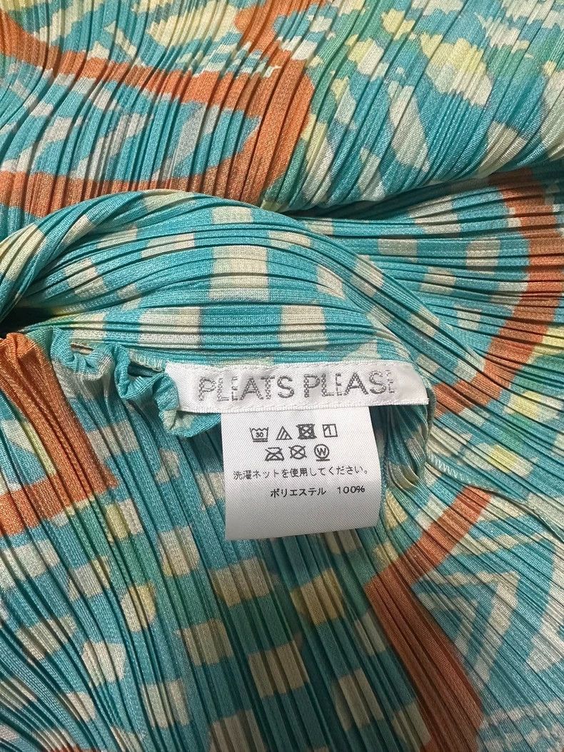 Issey Miyake issey miyake size:3 Cyan pleated coat 2505-Nextarrow Size XXS / US 00 / IT 34 - 3 Thumbnail