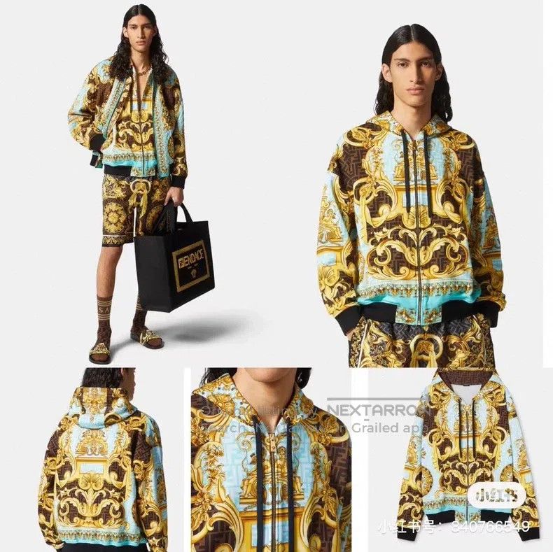 Versace Versace Thin fleece zip jacket Size US M / EU 48-50 / 2 - 8 Thumbnail