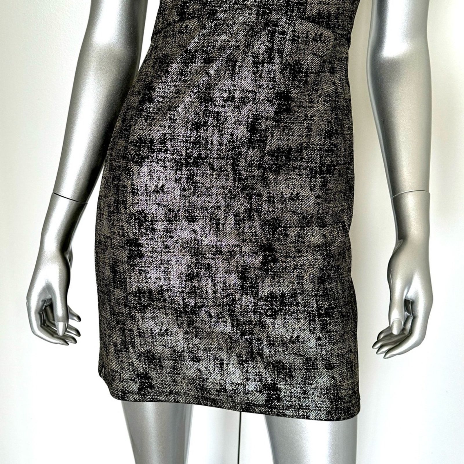Other ALYTHEA Dress, Size S, Black with Silver Size S / US 4 / IT 40 - 3 Thumbnail