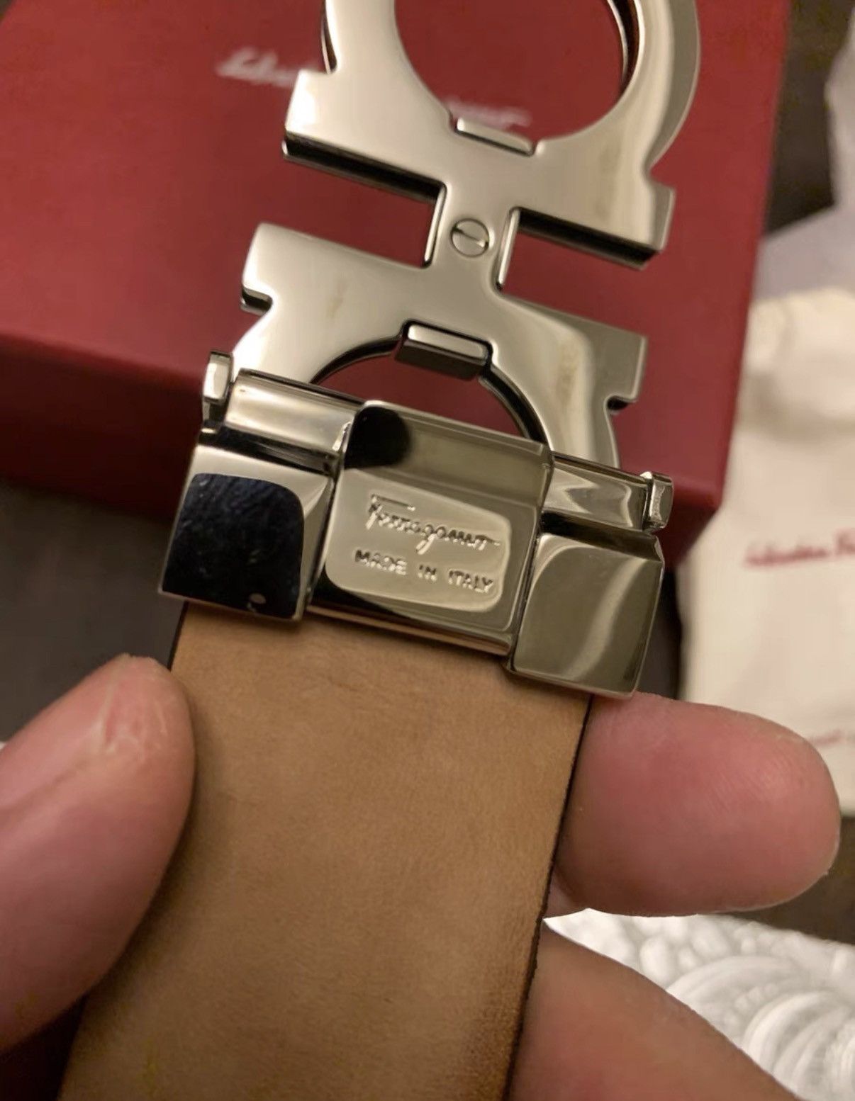 Salvatore Ferragamo Ferragamo Men's Belt K16 Size ONE SIZE - 4 Thumbnail