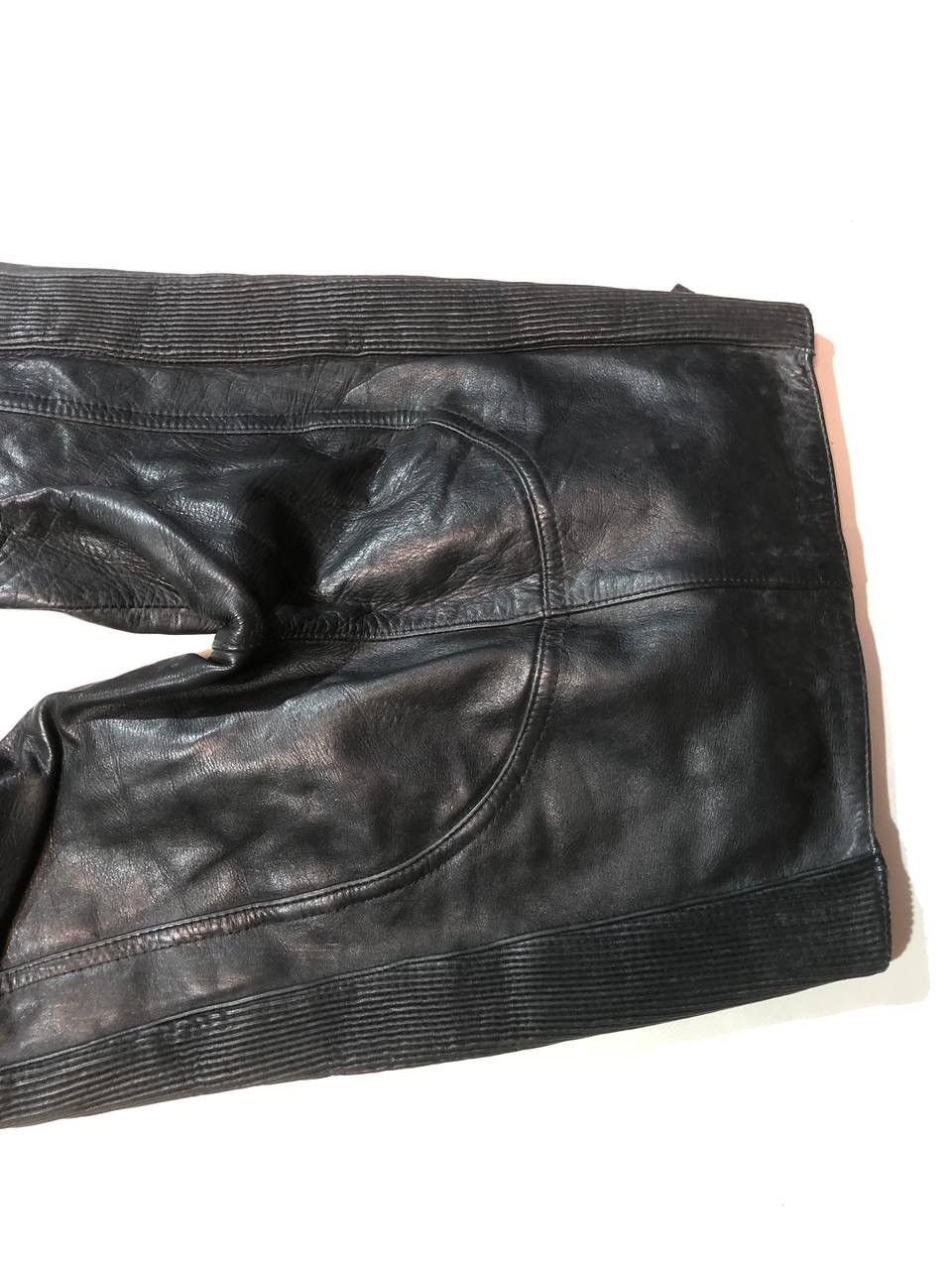 Vintage Leder Vintage Rare Moto Biker Leather Pants Size US 29 - 8 Thumbnail