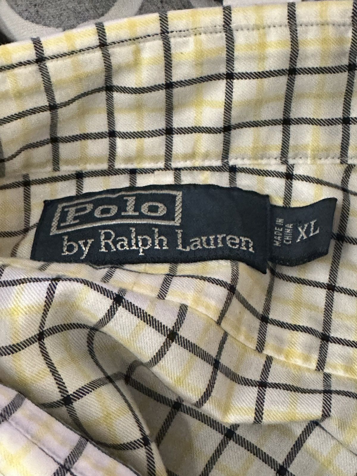 Polo Ralph Lauren Polo by Ralph Lauren white/navy/yellow plaid button-up shirt Size US XL / EU 56 / 4 - 7 Thumbnail