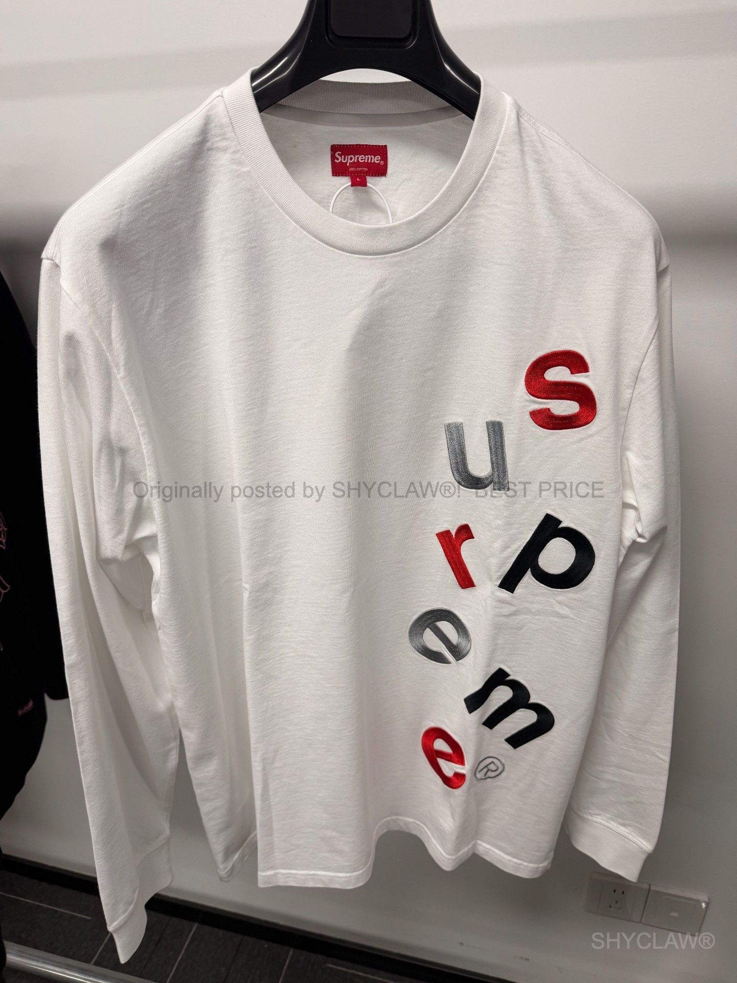 Supreme Supreme Box Logo L/S T-shirt White | Grailed