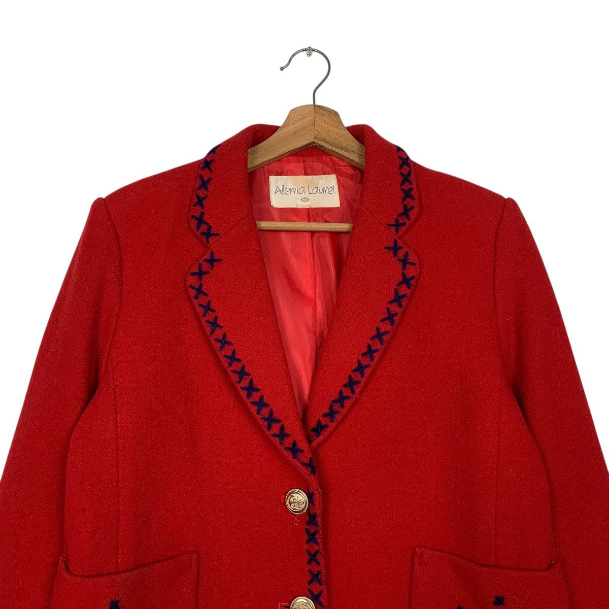 Japanese Brand Ailema Laurel Women Jacket Size M / US 6-8 / IT 42-44 - 2 Thumbnail