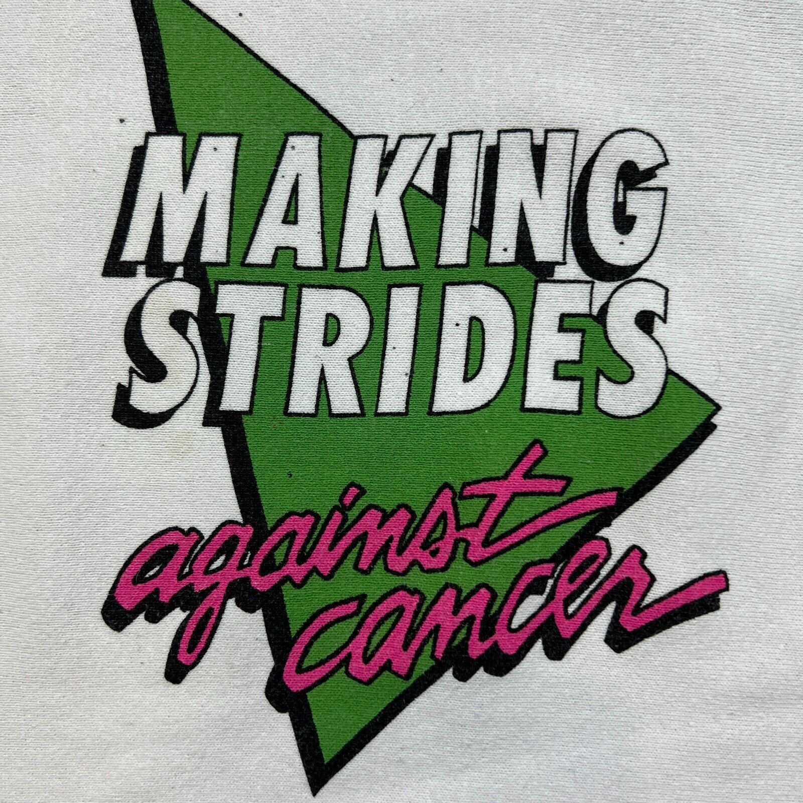 Hanes × Vintage VTG Making Strides Against Cancer Sweatshirt Small USA 90s Size US S / EU 44-46 / 1 - 4 Thumbnail