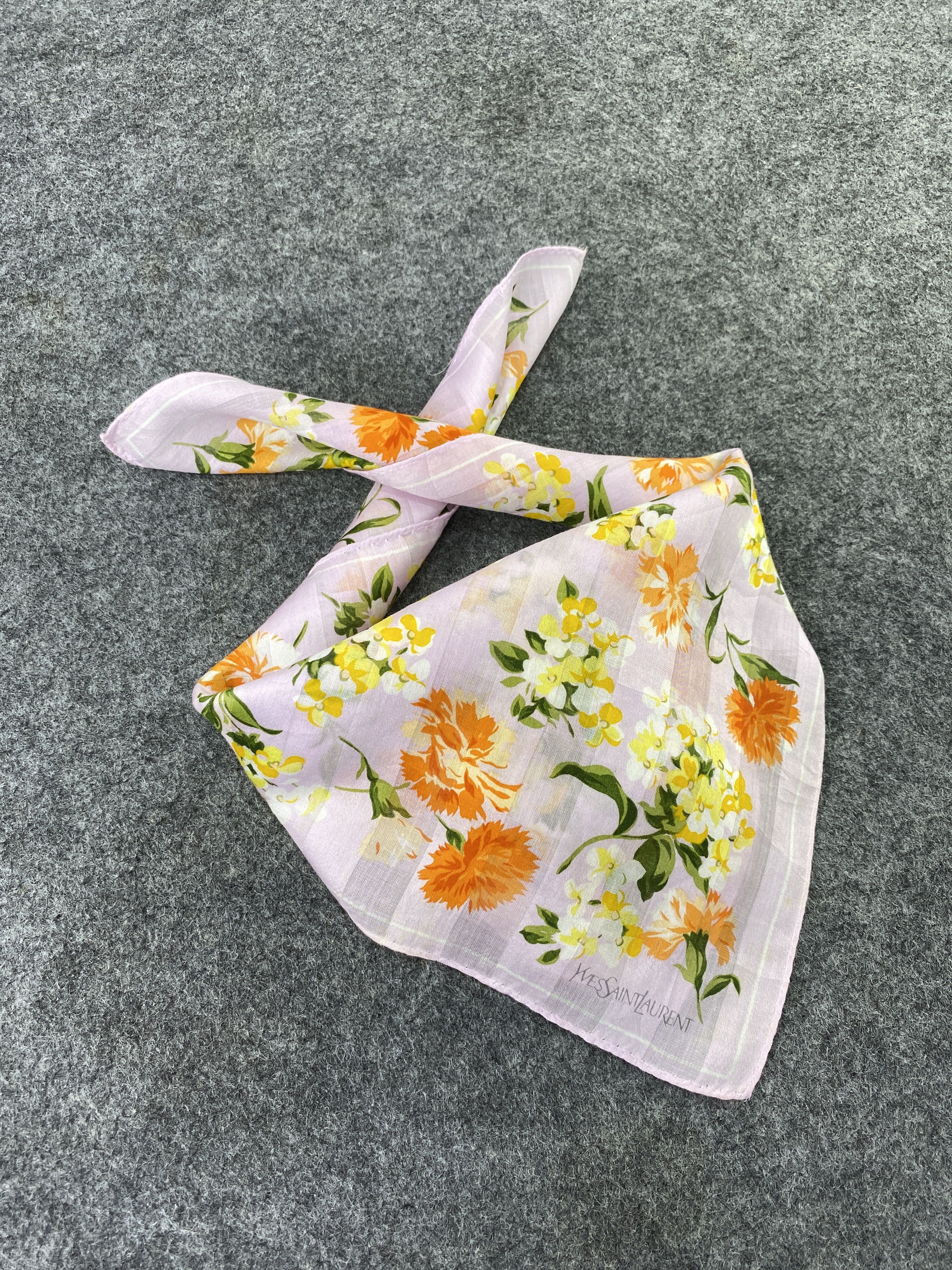 Yves Saint Laurent Handkerchief / Bandana / Neckerchief-B131
