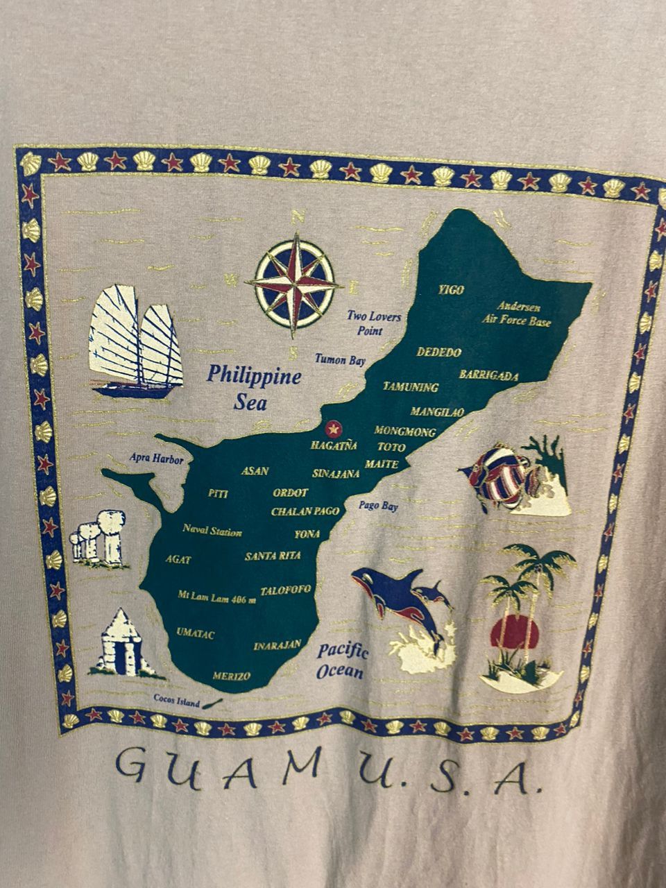 Vintage Vintage Guam usa tshirt Size US L / EU 52-54 / 3 - 5 Thumbnail