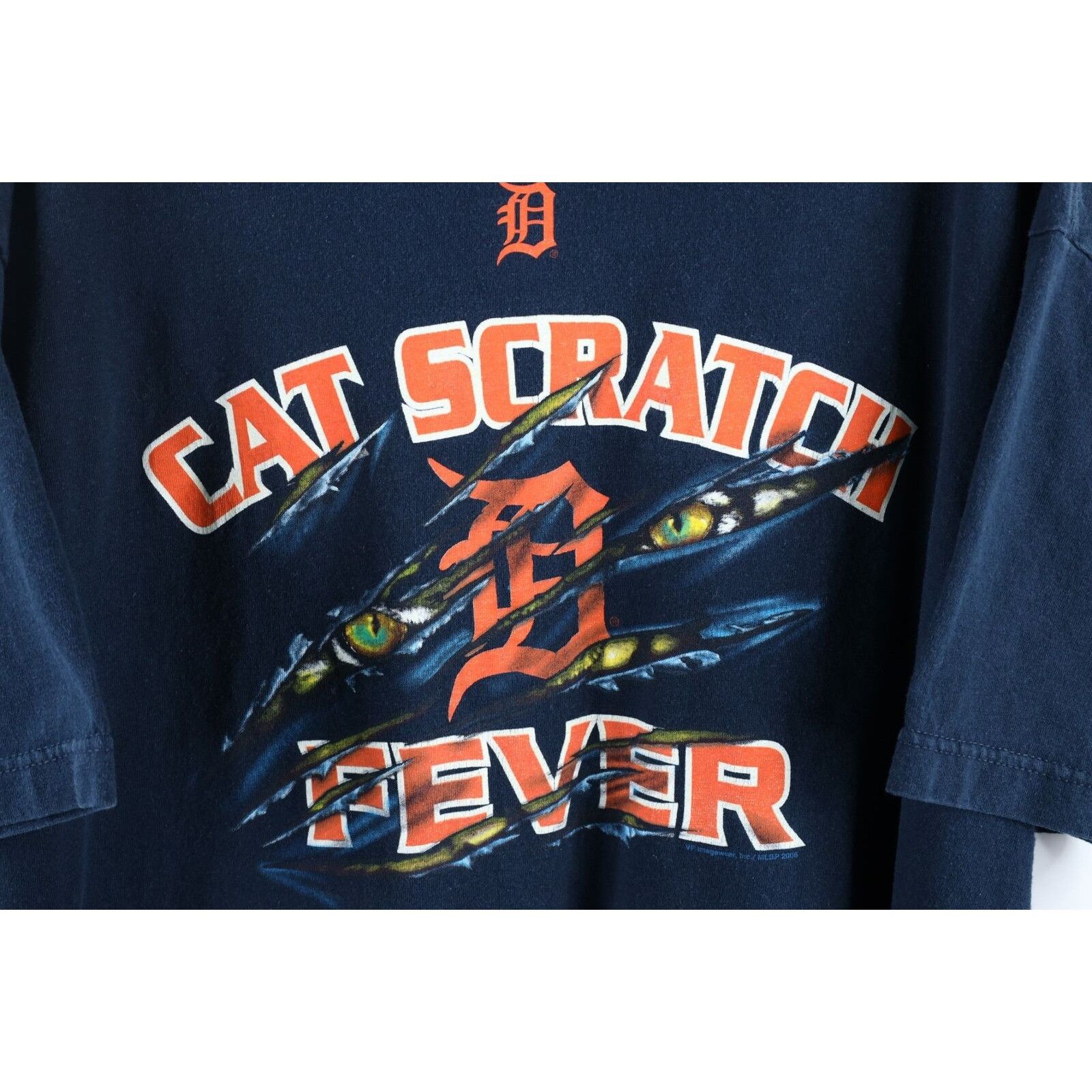 Vintage Vintage Faded Detroit Tigers Cat Scratch Fever T-Shirt Size US XXL / EU 58 / 5 - 4 Thumbnail