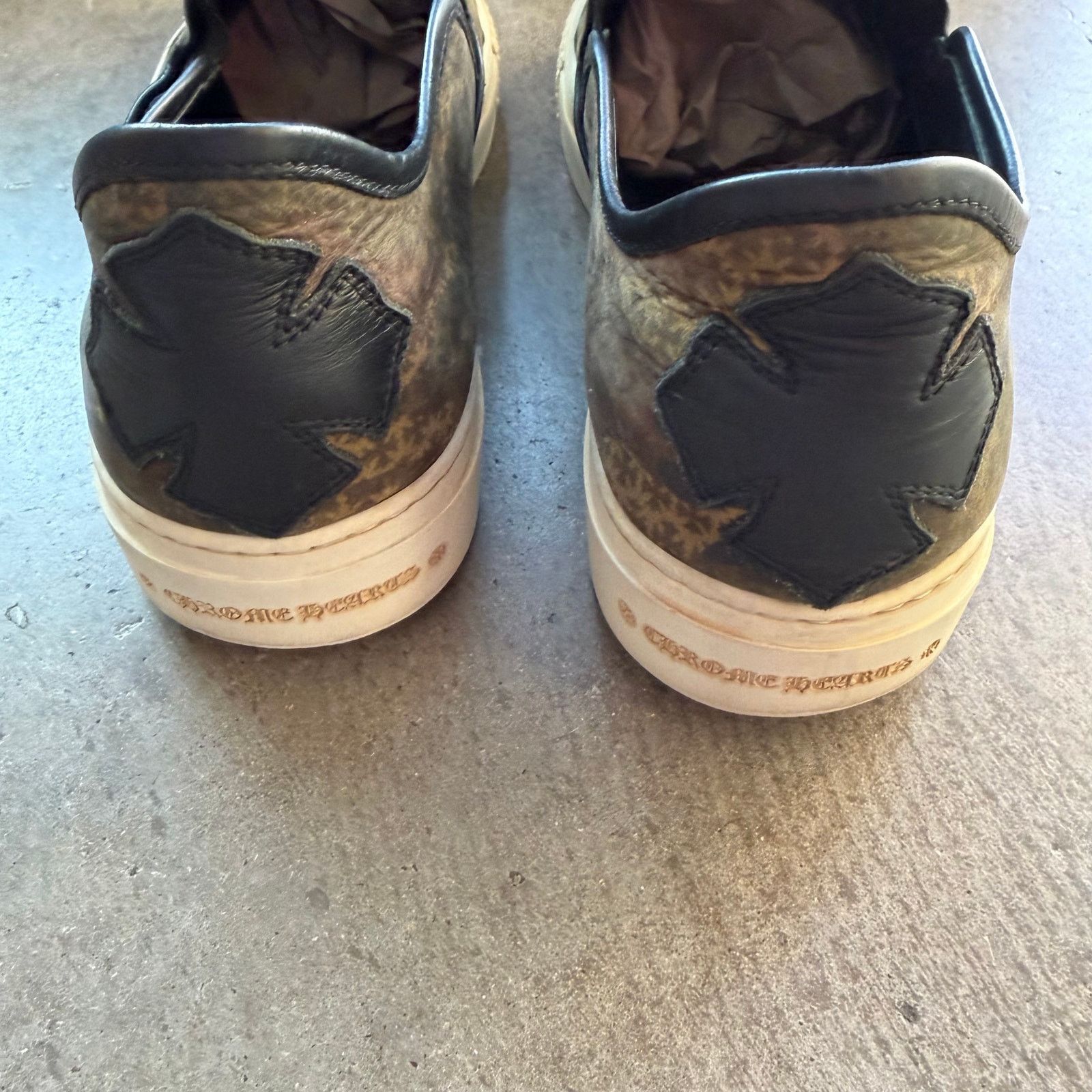Chrome Hearts 41EU Chrome Hearts Dagger Camo Slip Ons Size US 8 / EU 41 - 9 Thumbnail