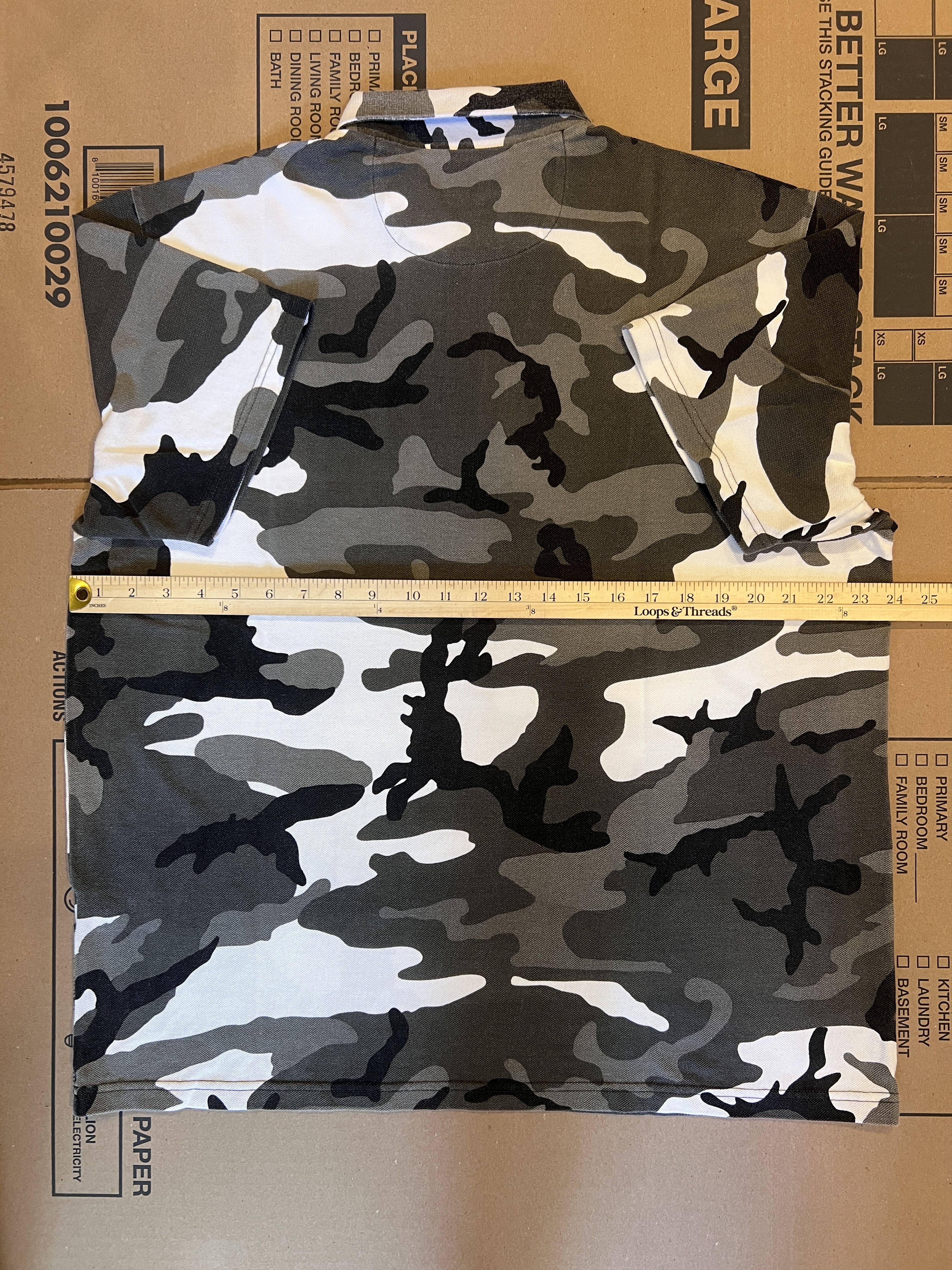 トップス Supreme Washed Camo Polo \"Snow Camo\" Supreme Washed Camo Polo (SS25) - $98