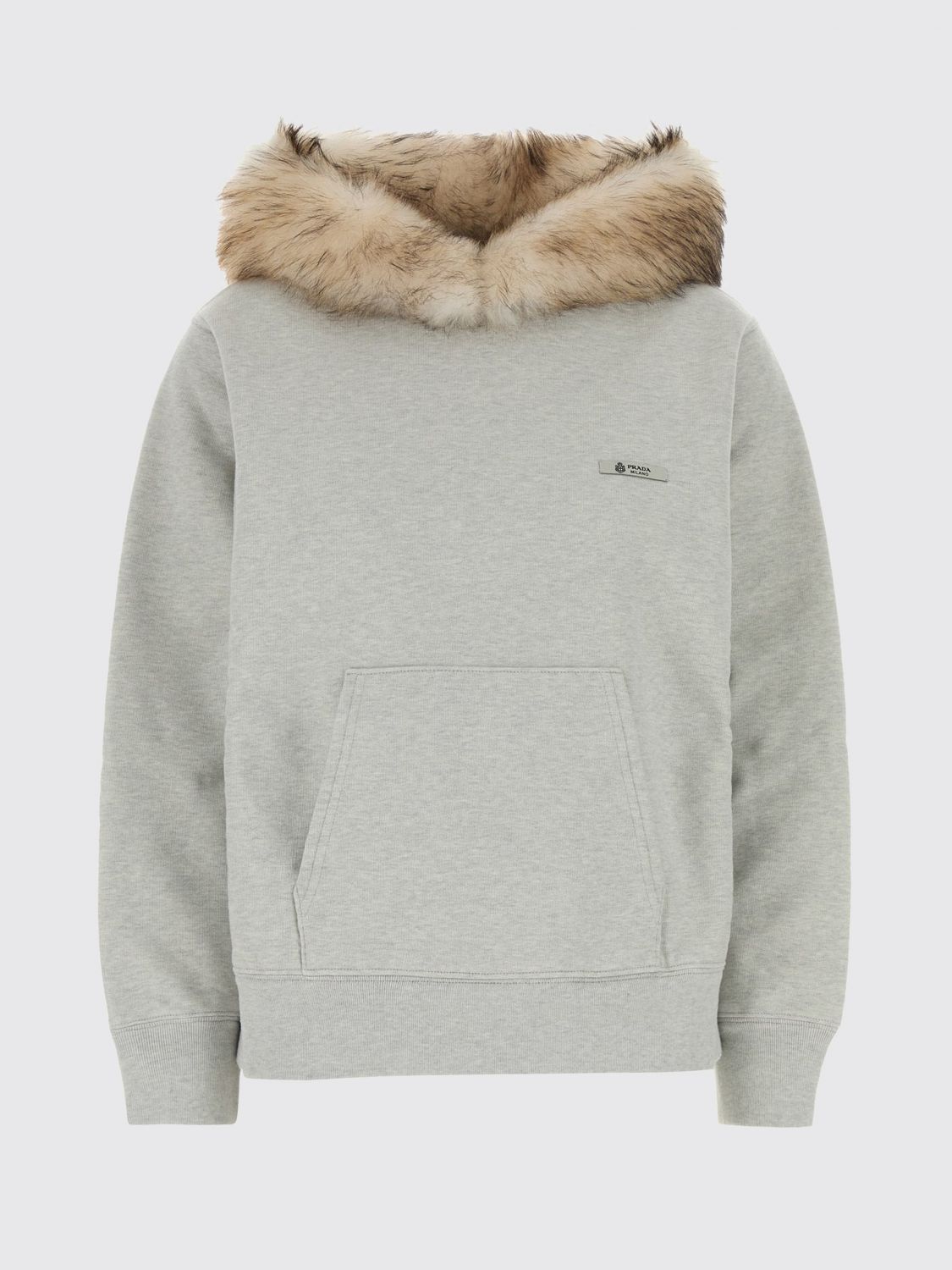 Prada Prada Sweatshirt Woman Grey Size S / US 4 / IT 40 - 1 Preview