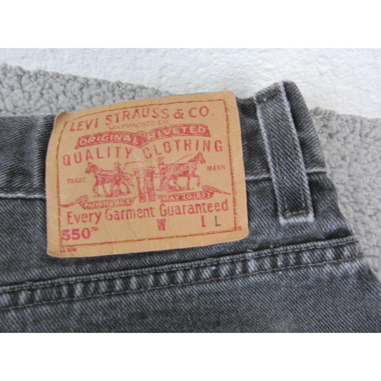 Levi's VINTAGE Levi's 550 Jeans Womens 40 x 31 Black Tapered Relaxed Denim 90s Mens? Size 27" / US 4 / IT 40 - 3 Thumbnail